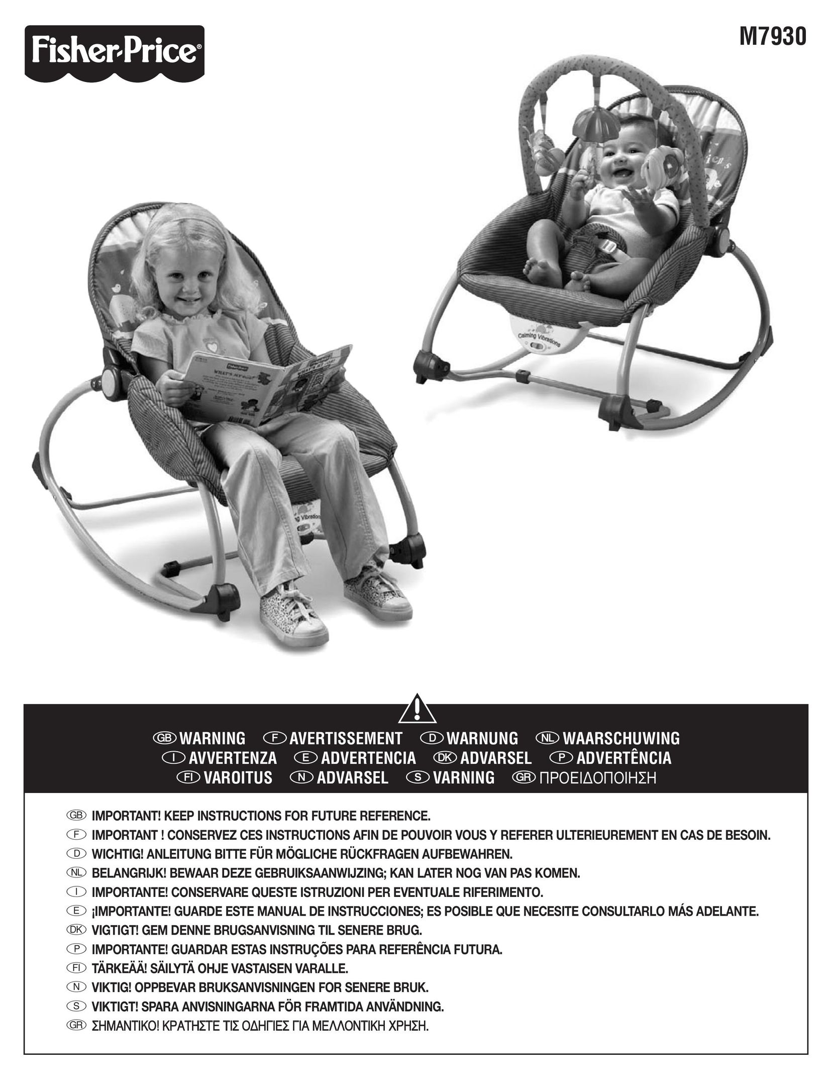 Fisher-Price M7930 Baby Furniture User Manual