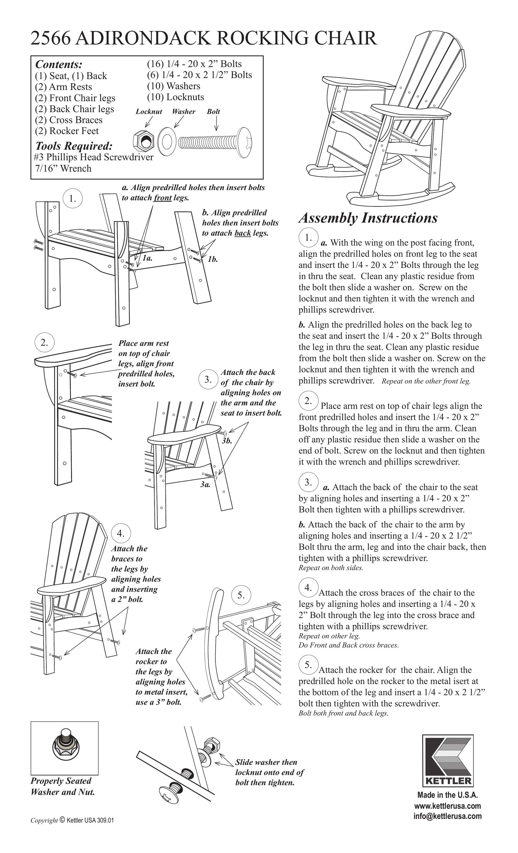 Kettler 2566 Baby Furniture User Manual