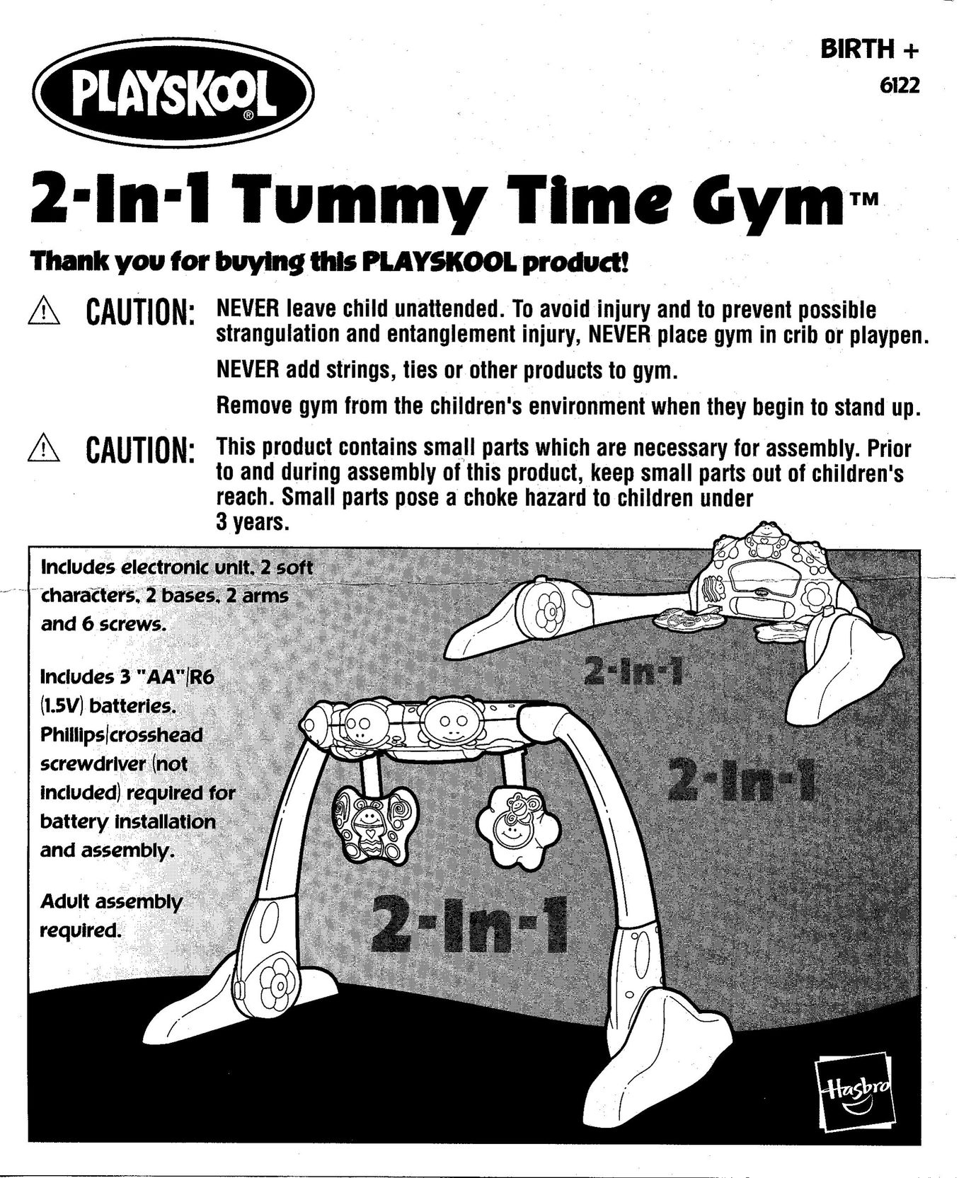 Hasbro 6122 Baby Gym User Manual