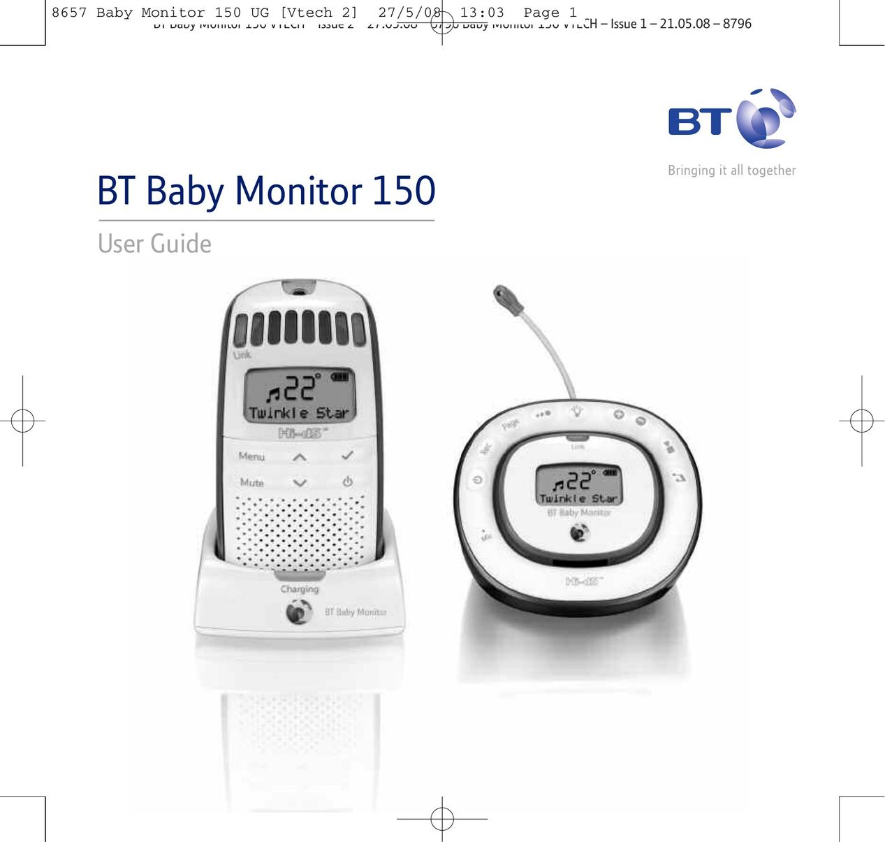BT 150 Baby Monitor User Manual