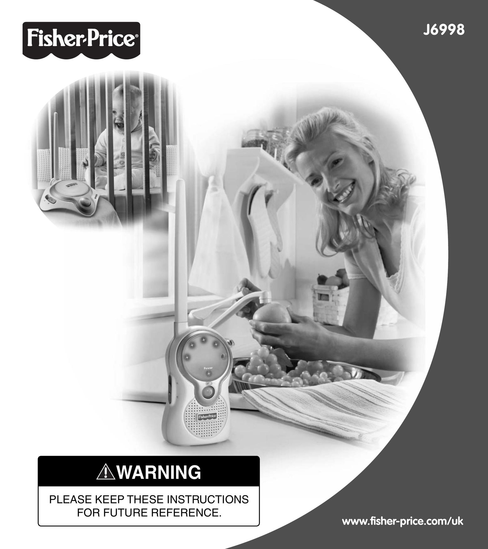 Fisher-Price J6998 Baby Monitor User Manual