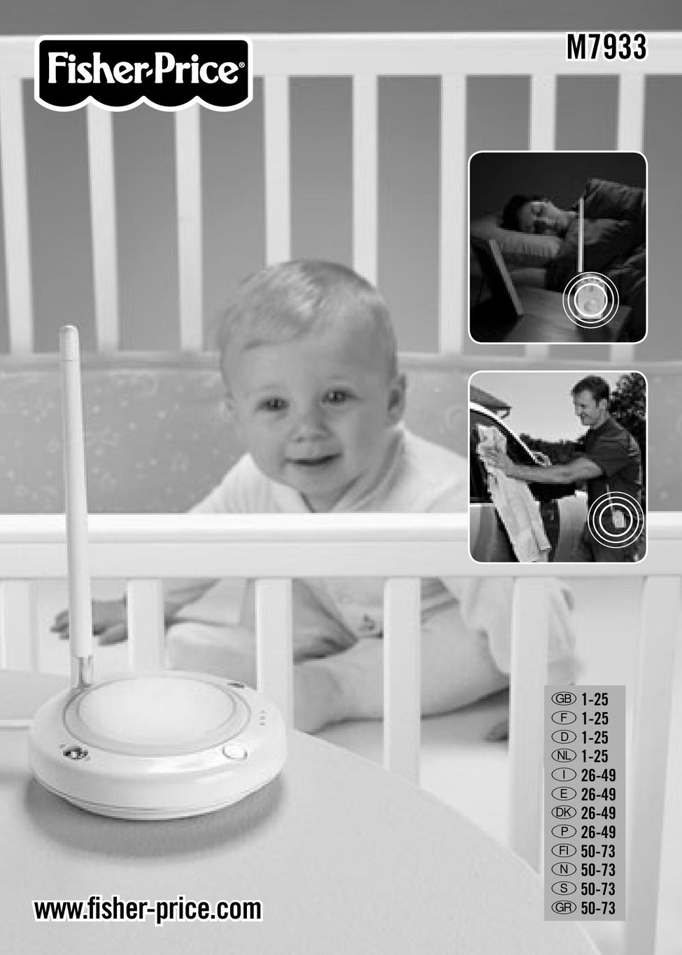 Fisher-Price M7933 Baby Monitor User Manual