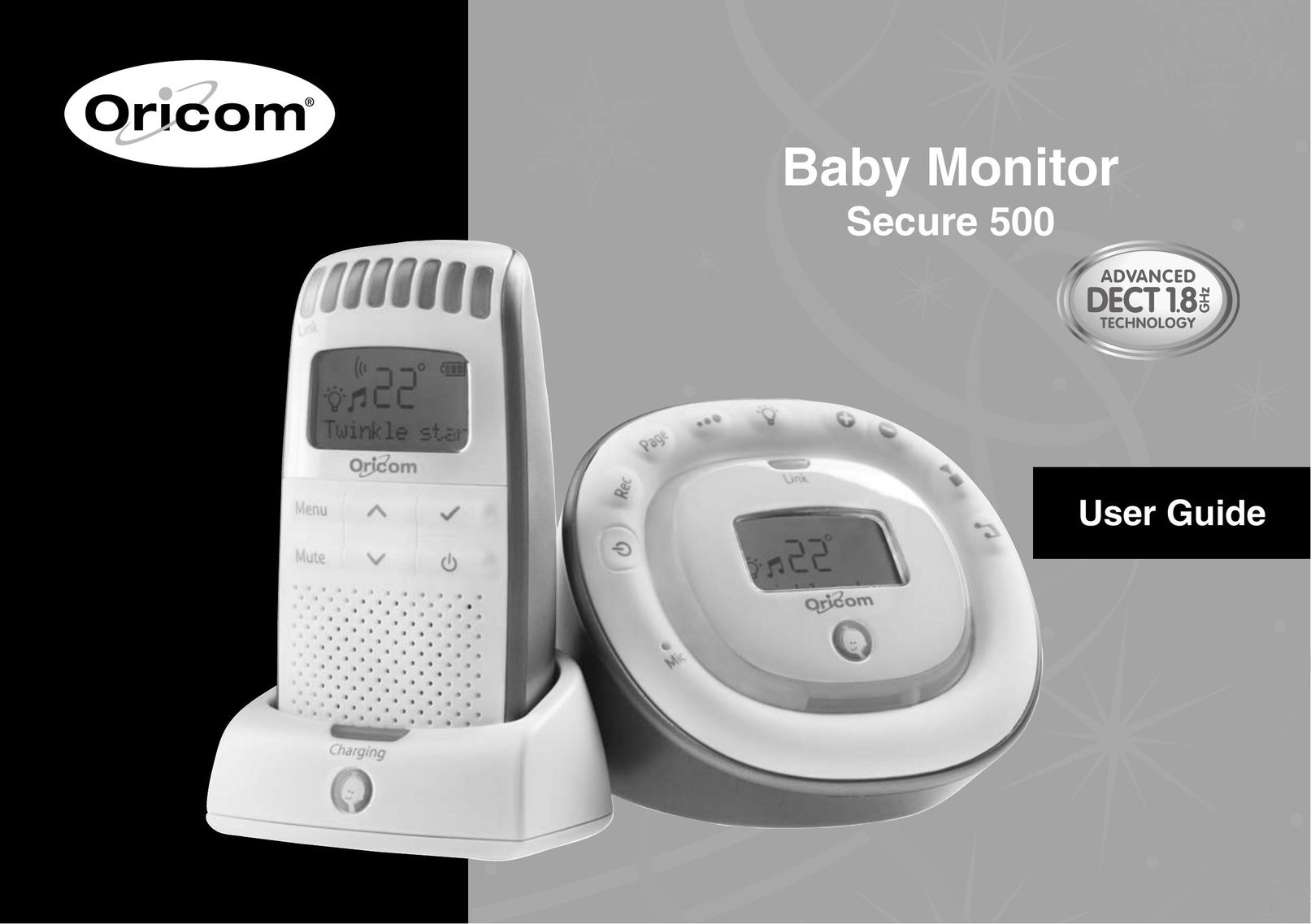 Oricom Secure 500 Baby Monitor User Manual