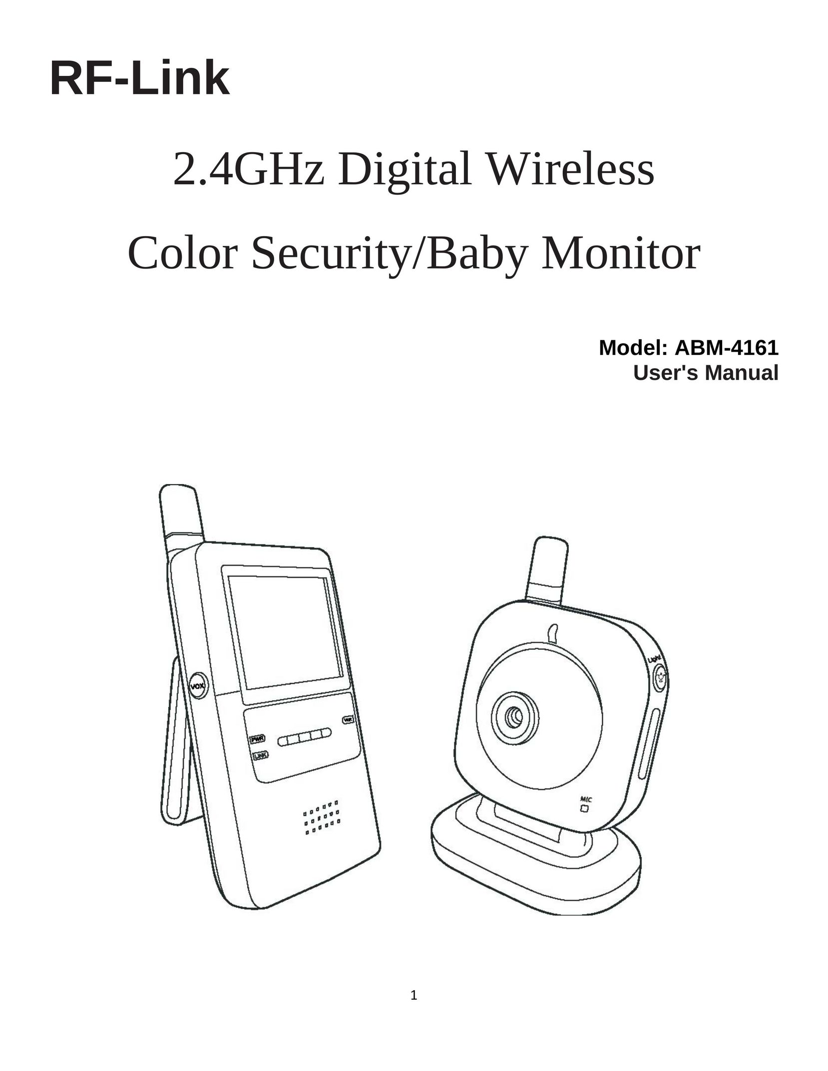RF-Link Technology ABM-4161 Baby Monitor User Manual