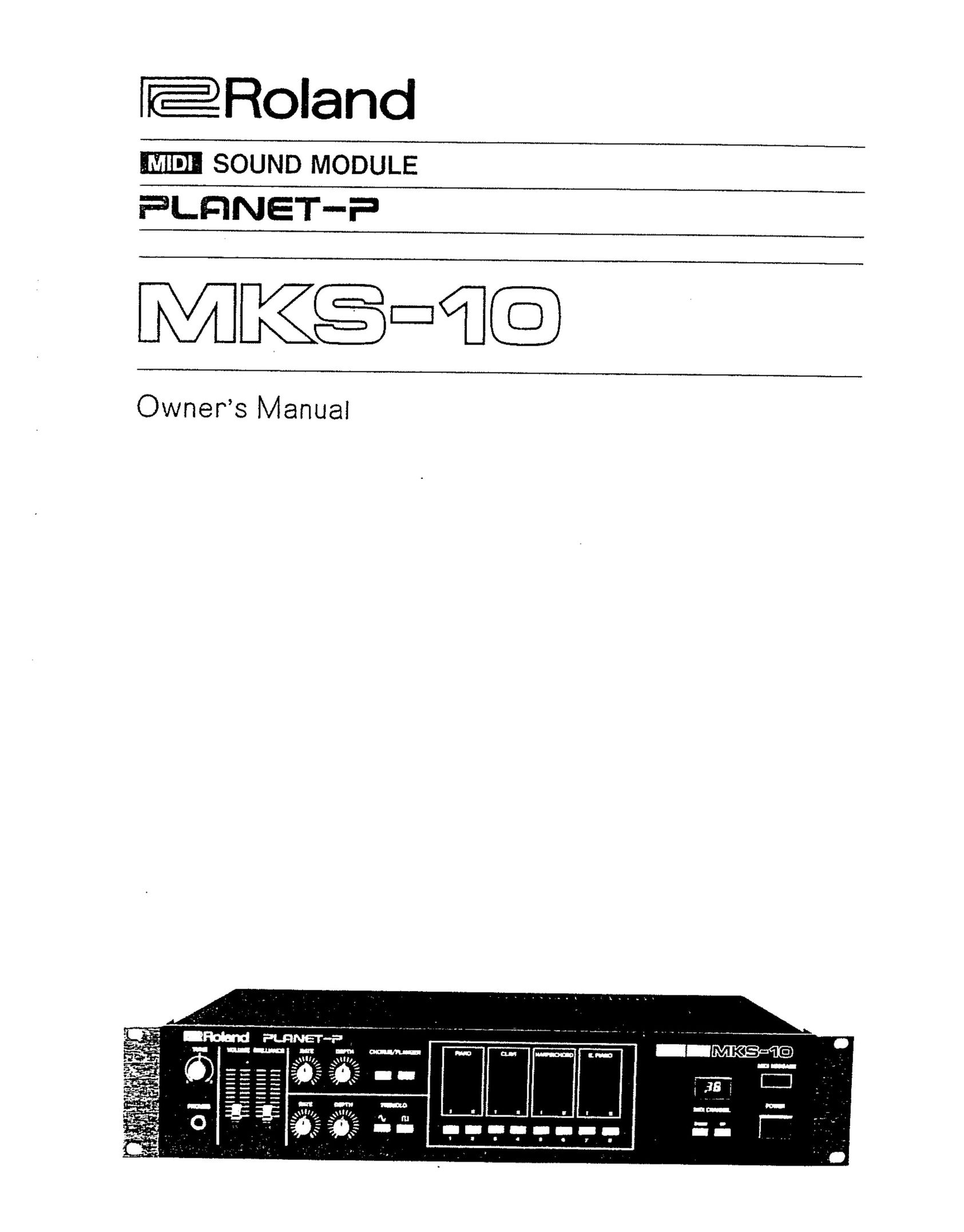 Roland MKS-10 Baby Monitor User Manual