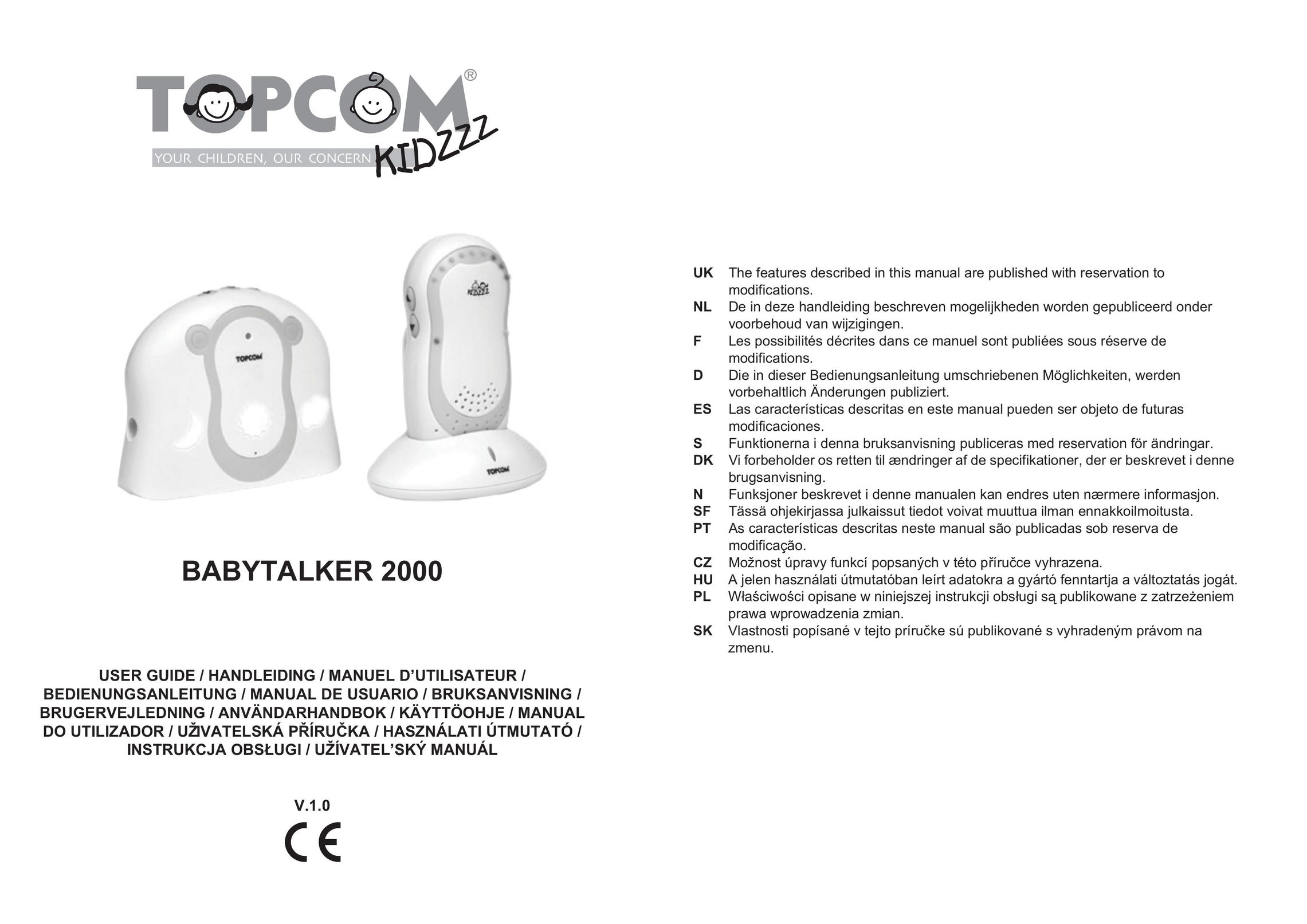 Topcom 2000 Baby Monitor User Manual