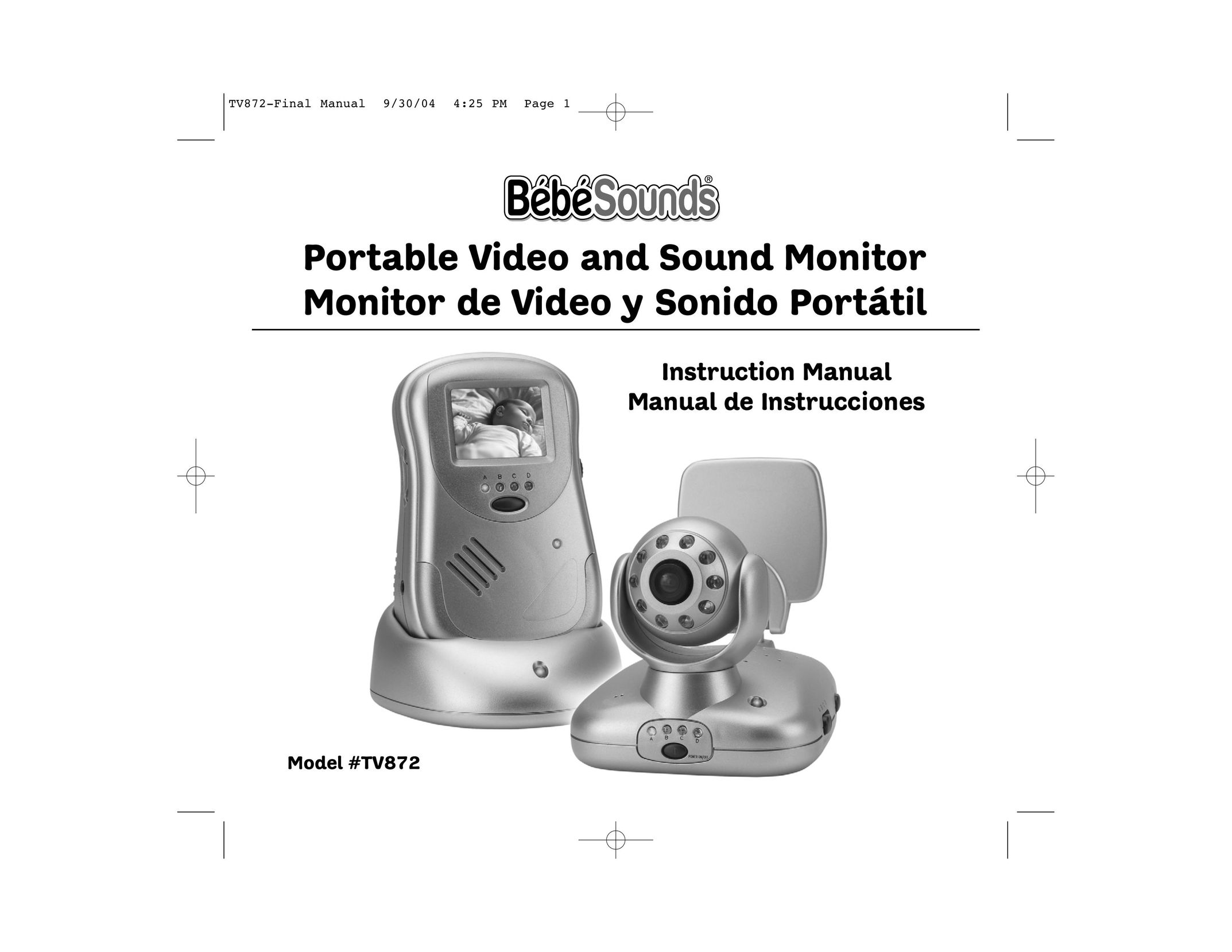 Unisar TV872 Baby Monitor User Manual