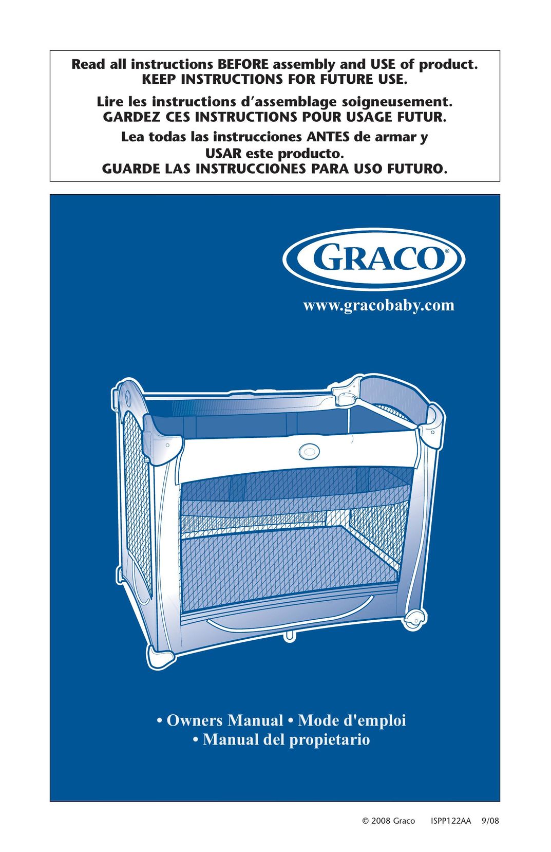 Graco 1750490 Baby Playpen User Manual