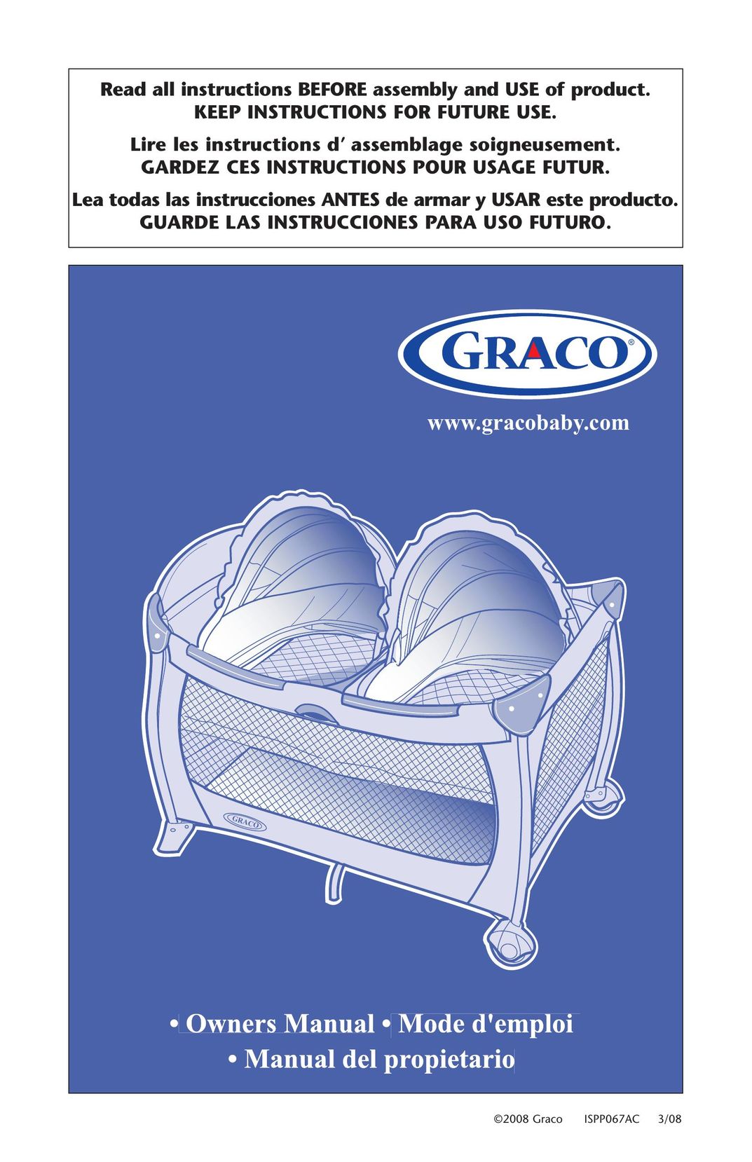 Graco 1756938 Baby Playpen User Manual