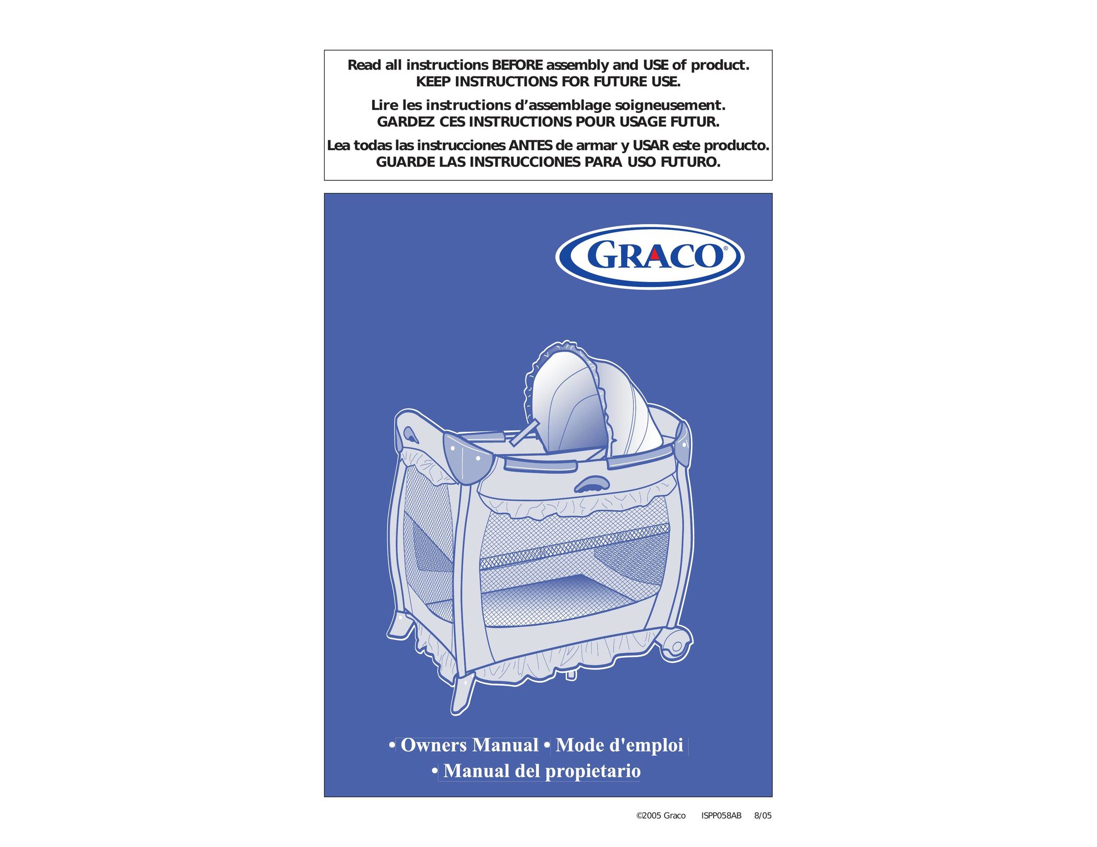 Graco ISPP058AB Baby Playpen User Manual