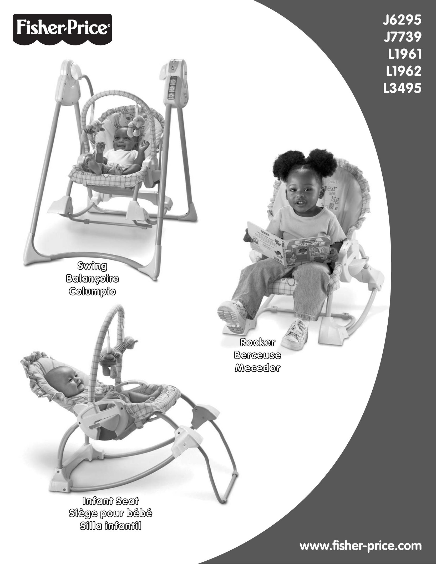 Fisher-Price J6295 Baby Swing User Manual