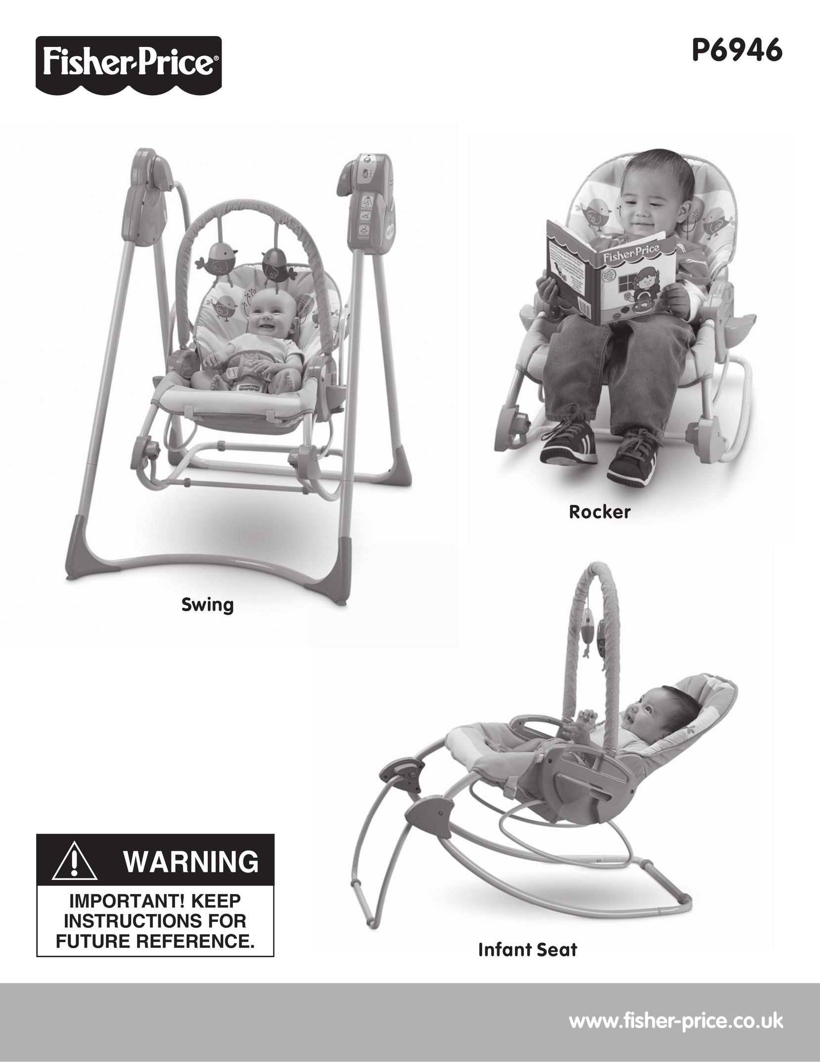 Fisher-Price P6946 Baby Swing User Manual