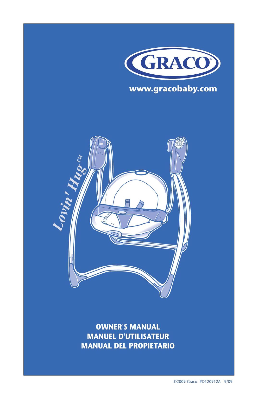 Graco 1761642 Baby Swing User Manual