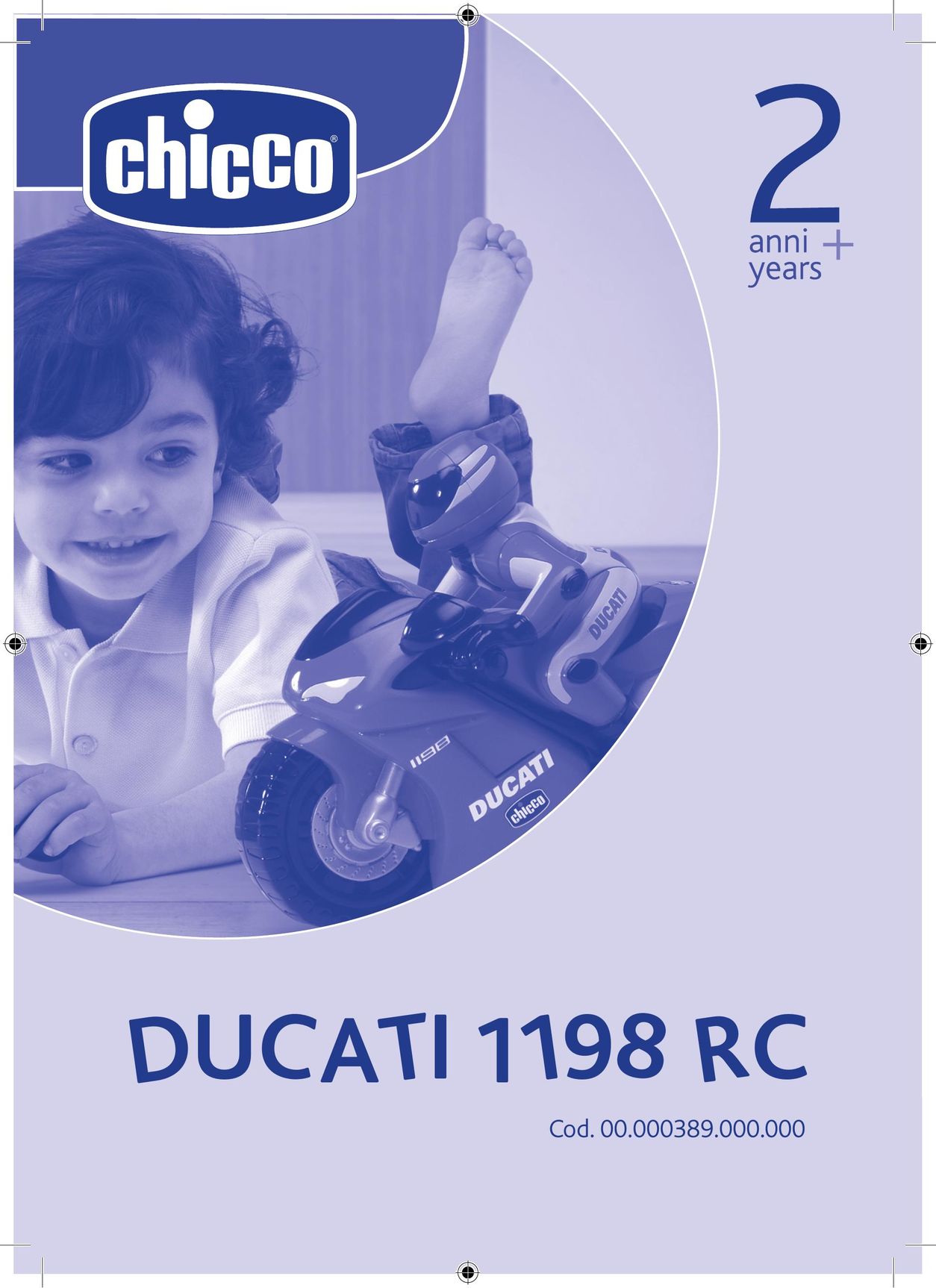 Chicco DUCATI 1198 RC Baby Toy User Manual