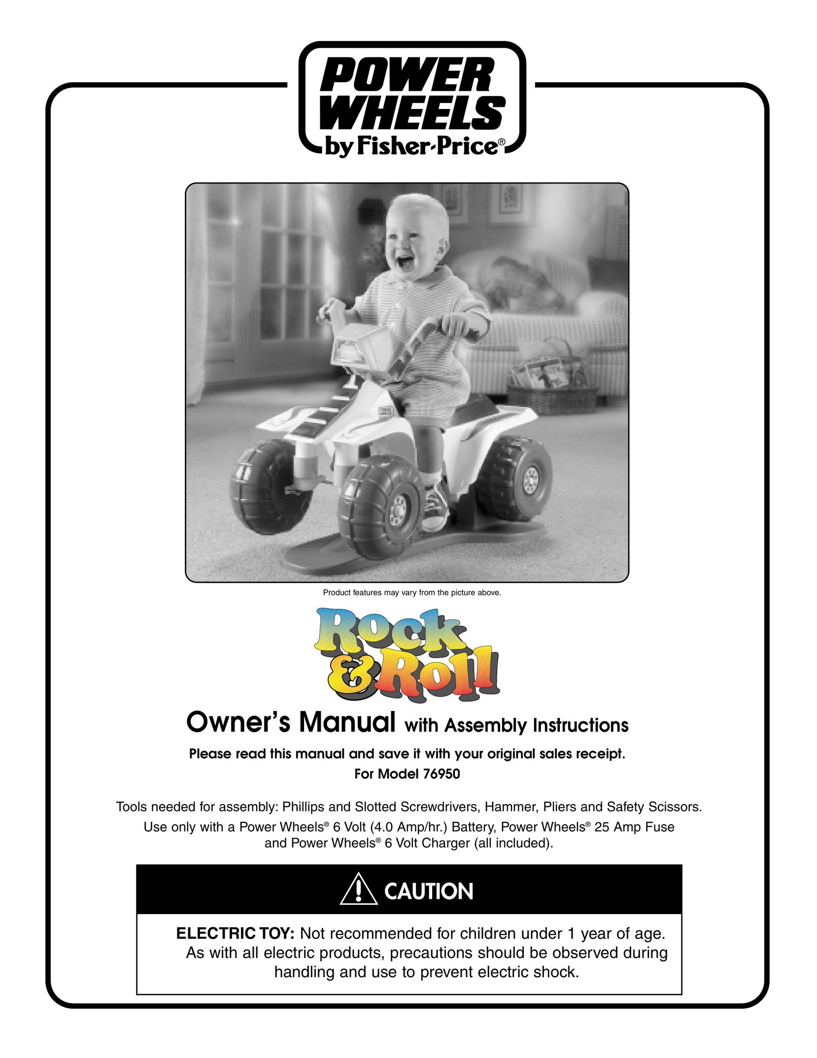 Fisher-Price 76950 Baby Toy User Manual