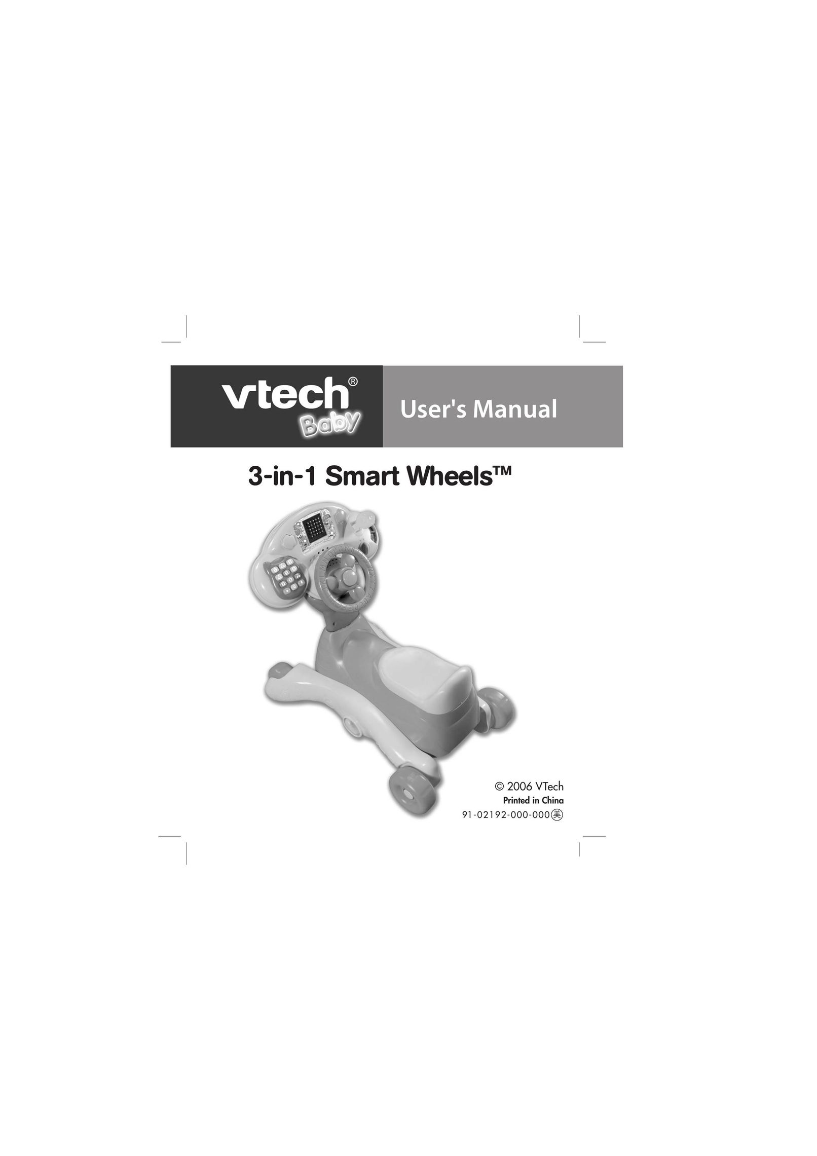 VTech 3-in-1 smart wheels Baby Toy User Manual