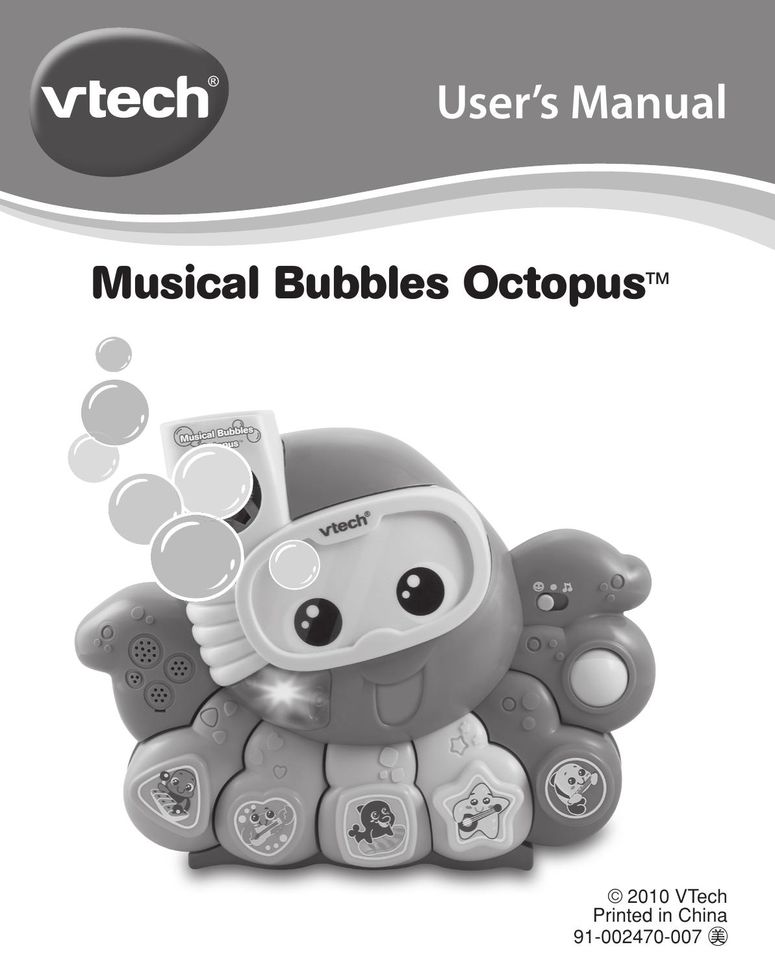 VTech 91-002470-007 Baby Toy User Manual