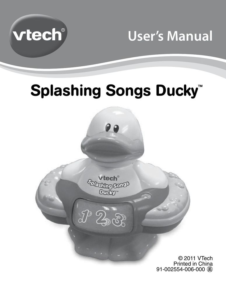 VTech 91-002554-006-000 Baby Toy User Manual