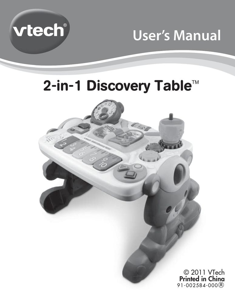 VTech 91-002584-000 Baby Toy User Manual