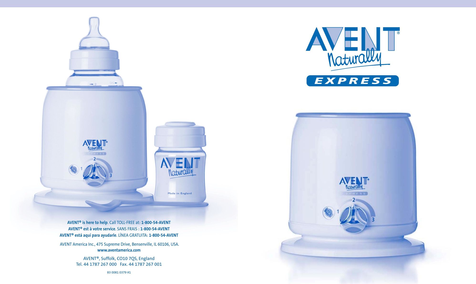 Avent SCF255/11 Bottle Warmer User Manual