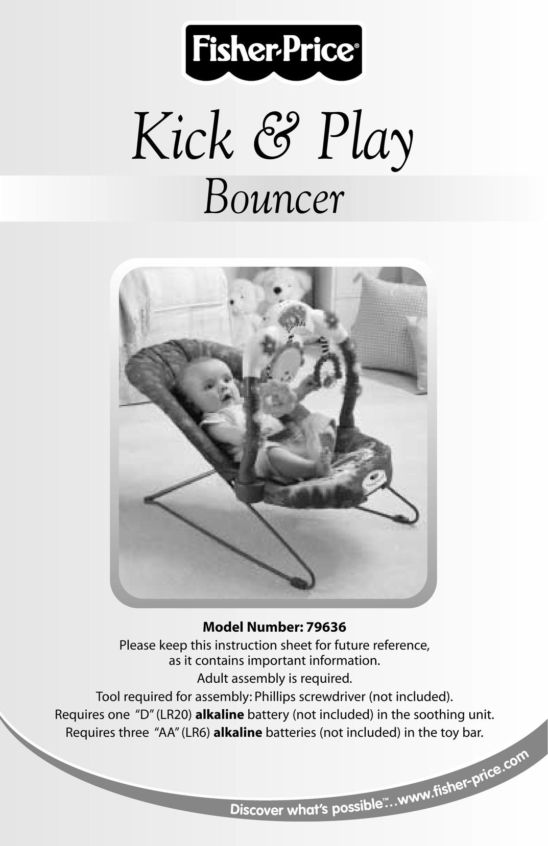 Fisher-Price 79636 Bouncy Seat User Manual