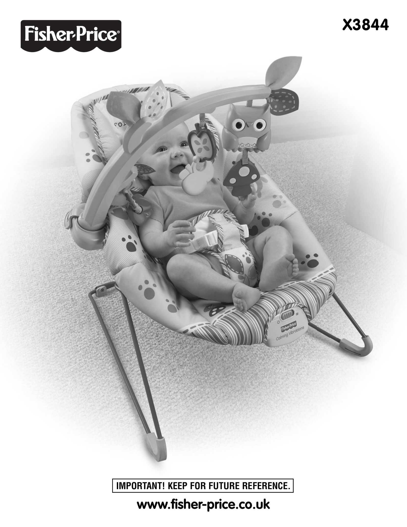 Fisher-Price X3844 Bouncy Seat User Manual