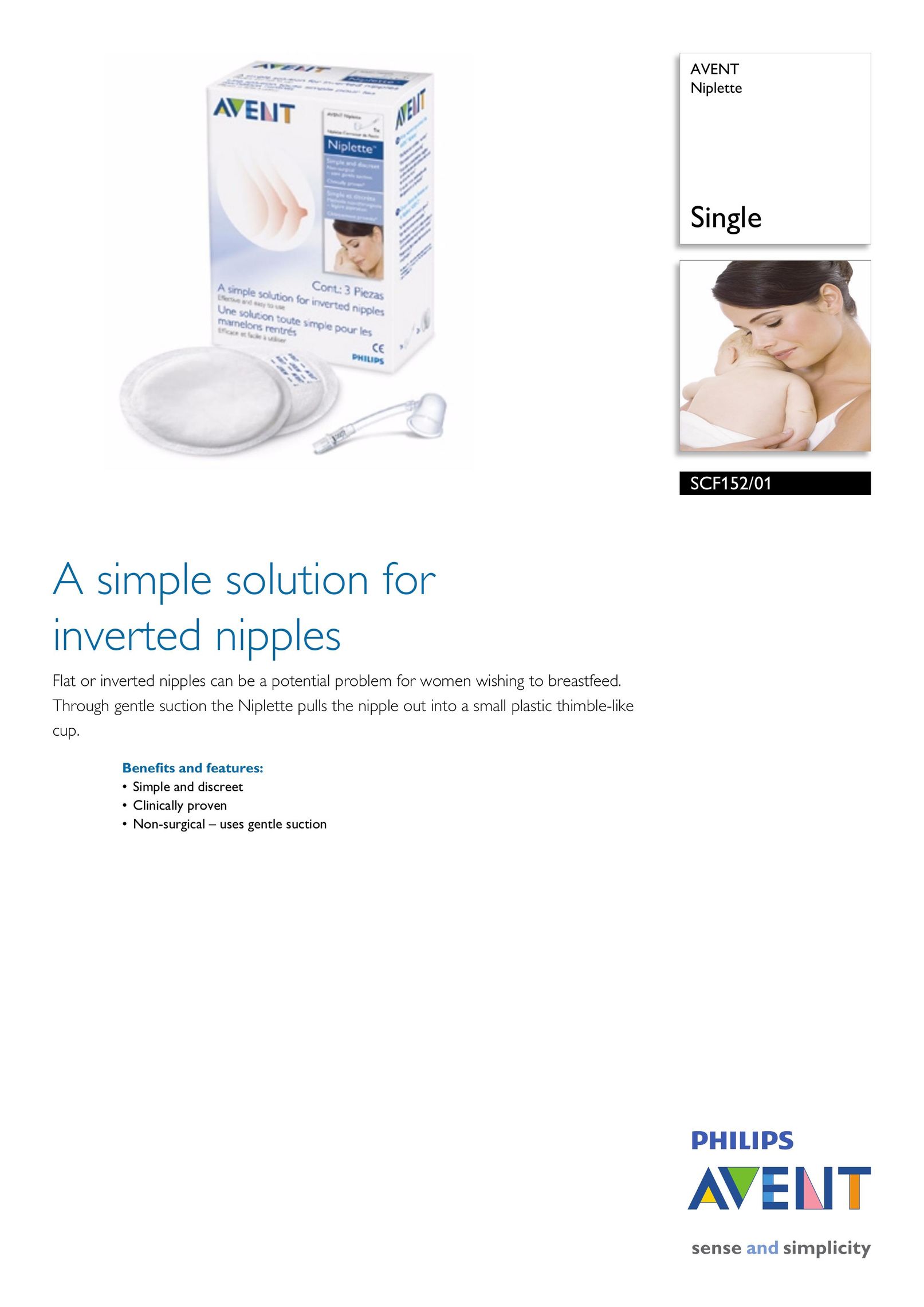 Philips SCF152/01 Breast Pump User Manual
