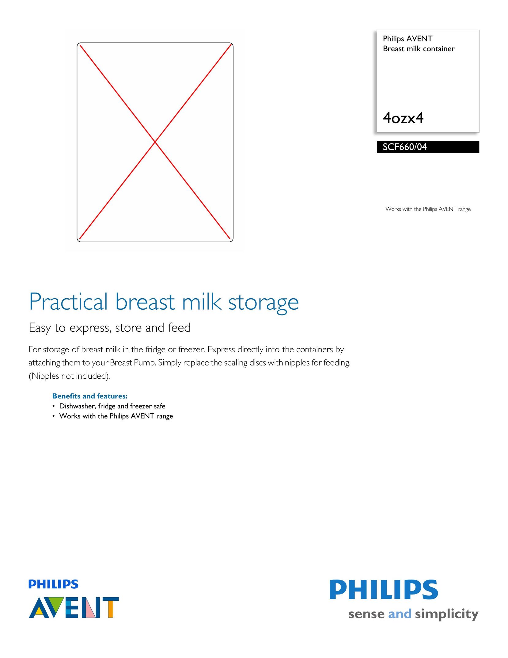 Philips SCF660/04 Breast Pump User Manual