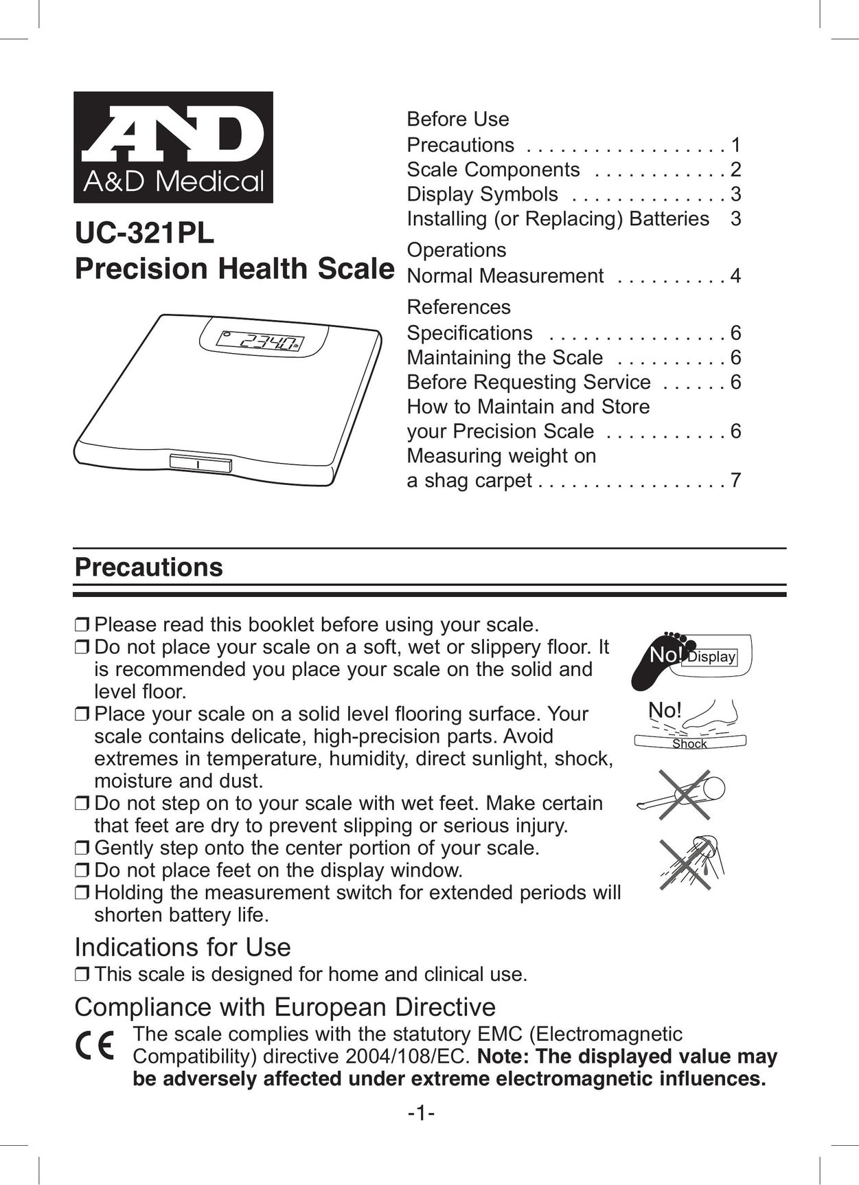 A&D UC-321PL Building Set User Manual