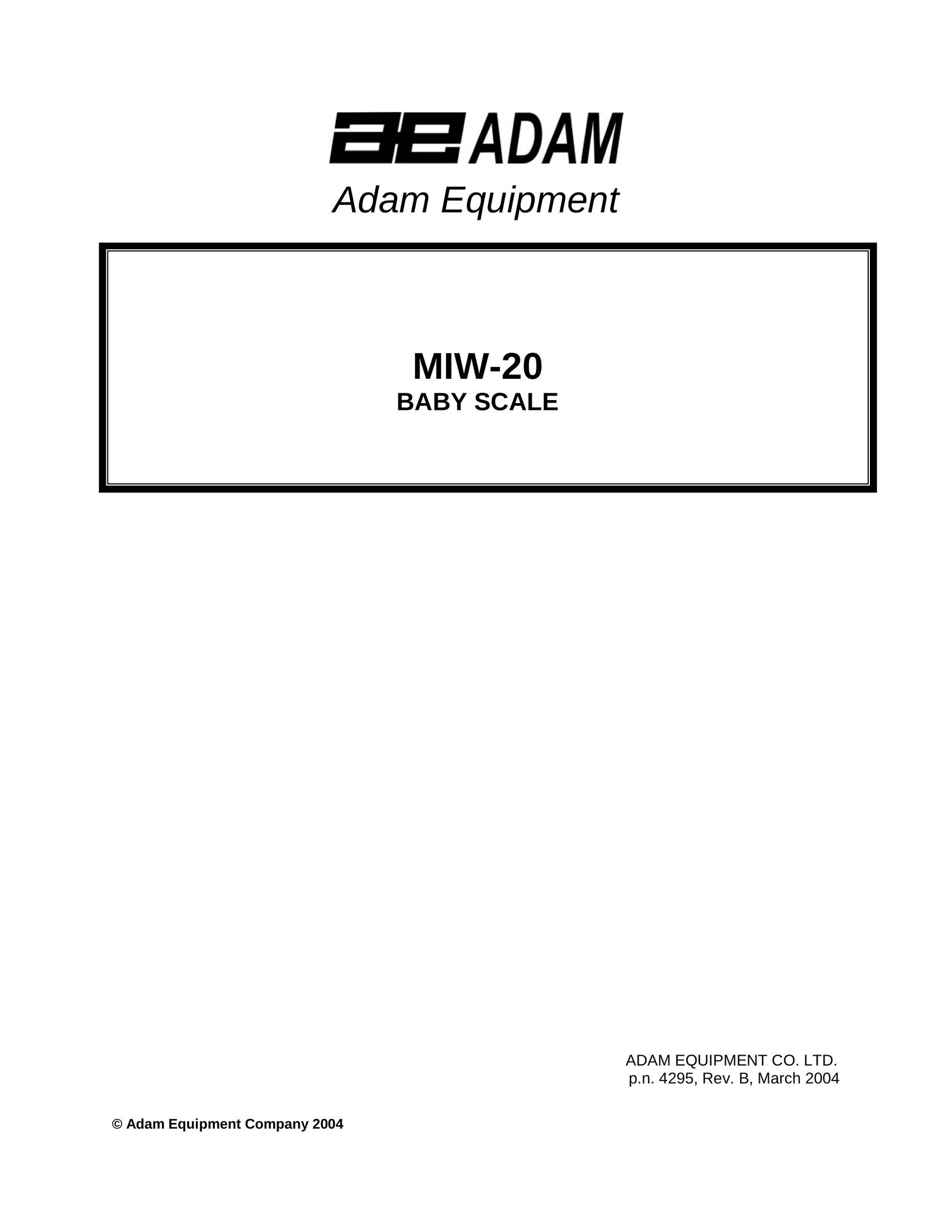 Adams & Co MIW-20 Building Set User Manual