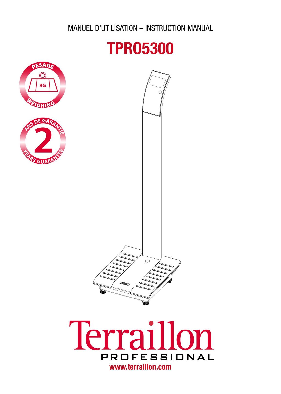 Terraillon TPR05300 Building Set User Manual