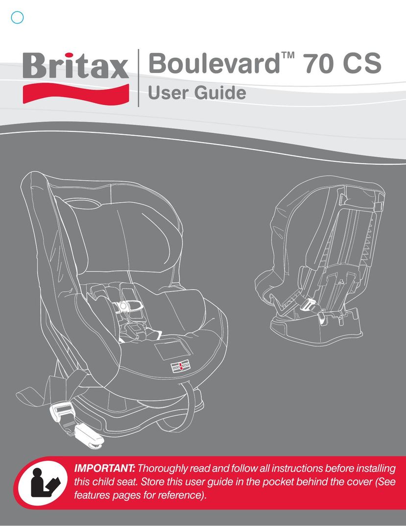 Britax 70 CS Car Seat User Manual