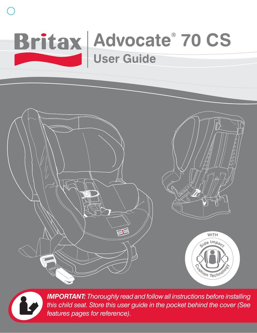 Britax 70 CS Car Seat User Manual
