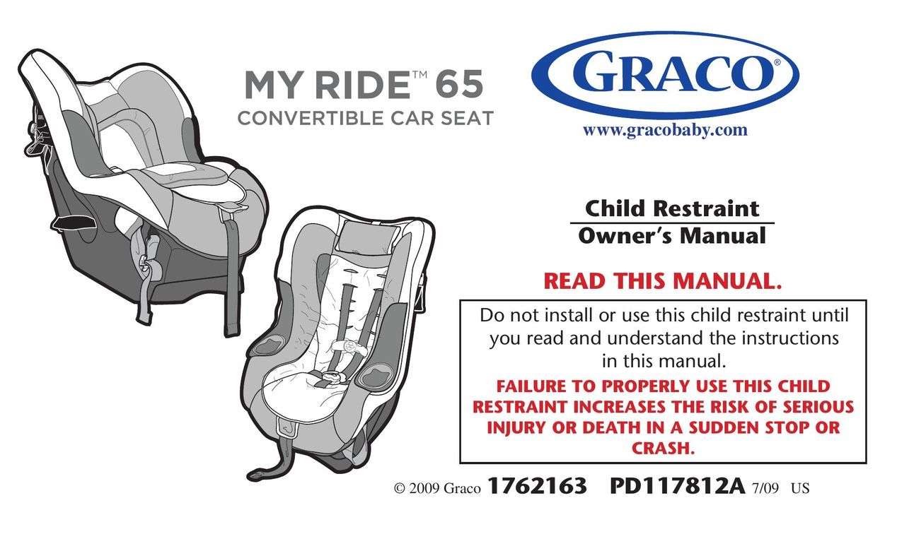 Graco 1756268 Car Seat User Manual