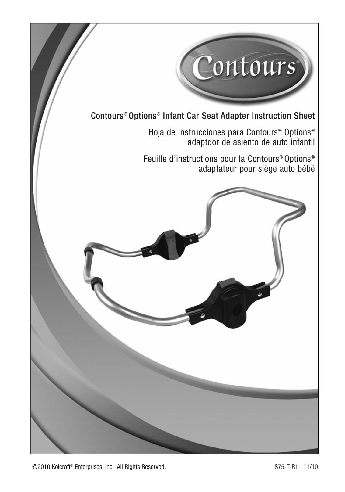 Kolcraft S75-T-R1 11/10 Car Seat User Manual