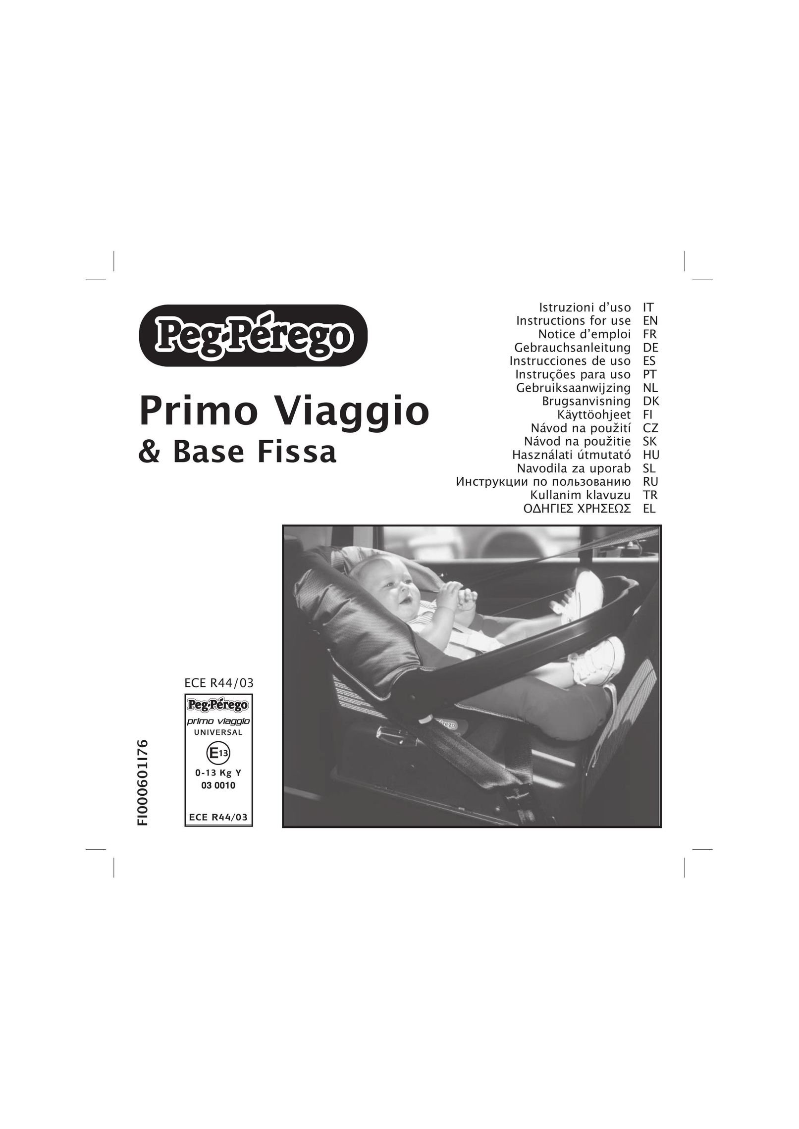 Peg-Perego Base Fissa Car Seat User Manual