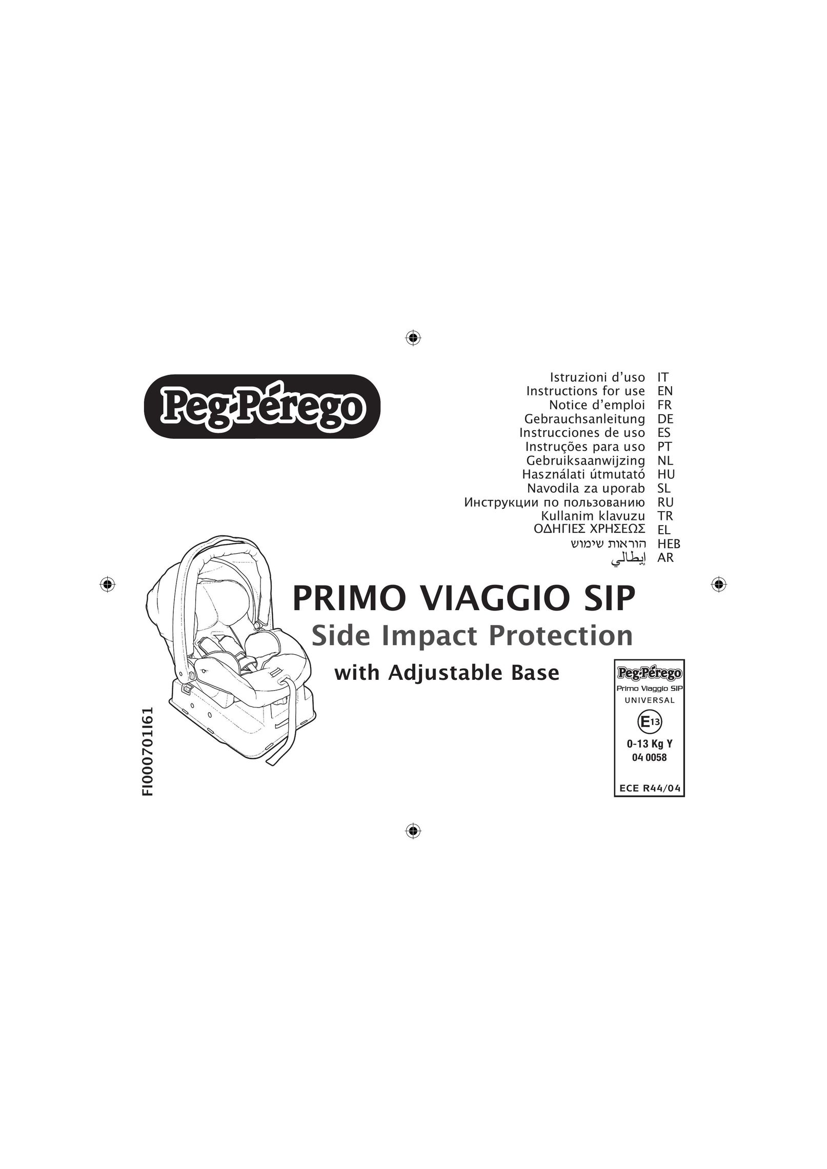 Peg-Perego ECE R04 Car Seat User Manual