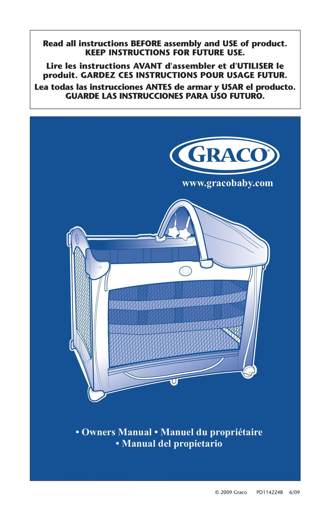 Graco 1757431 Crib User Manual