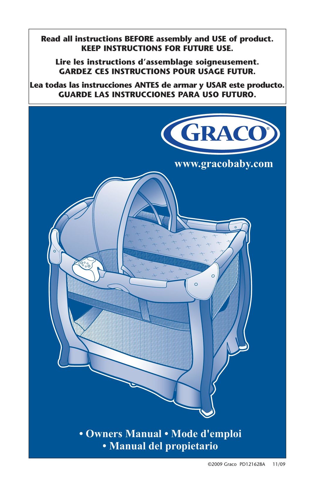 Graco 1762879 Crib User Manual