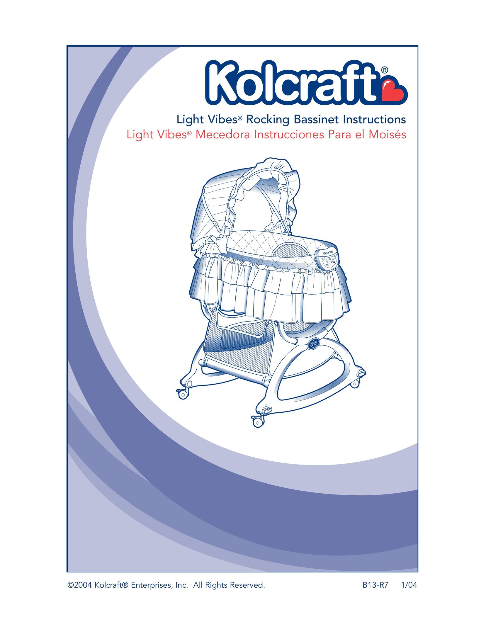 Kolcraft B13-R7 1/04 Crib User Manual