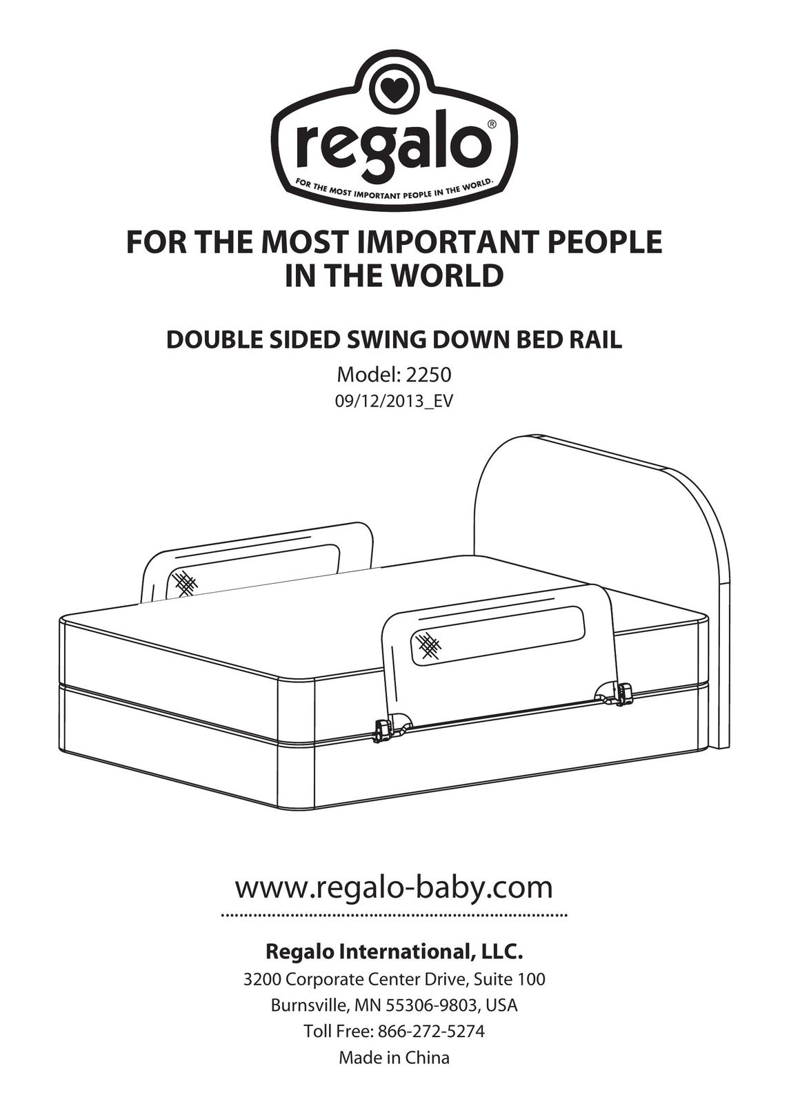 Regalo 2250 Crib User Manual