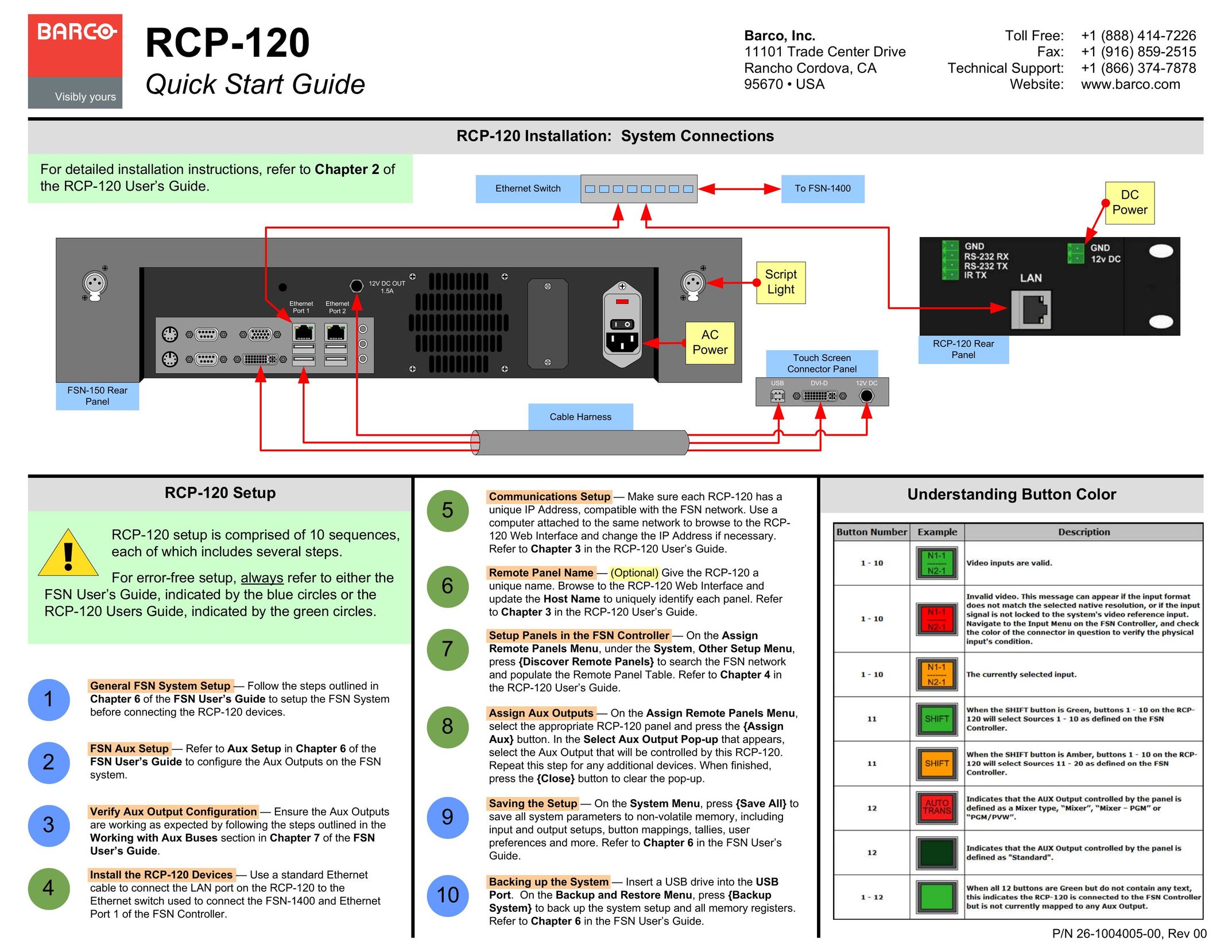 Barco RCP120 Crib Toy User Manual