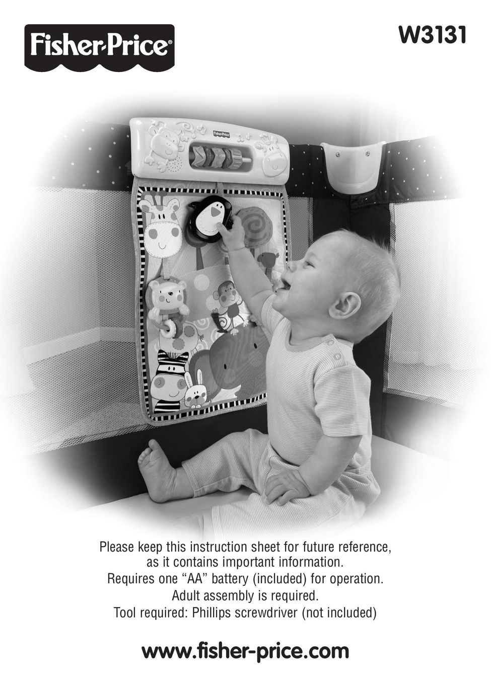 Fisher-Price W3131 Crib Toy User Manual