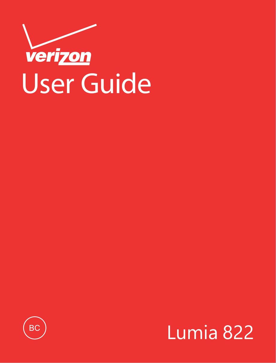 Verizon 822 Crib Toy User Manual