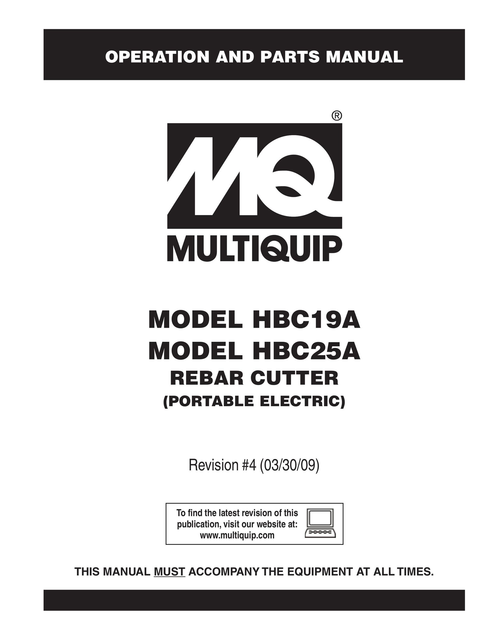 Multiquip HBC19A Doll User Manual