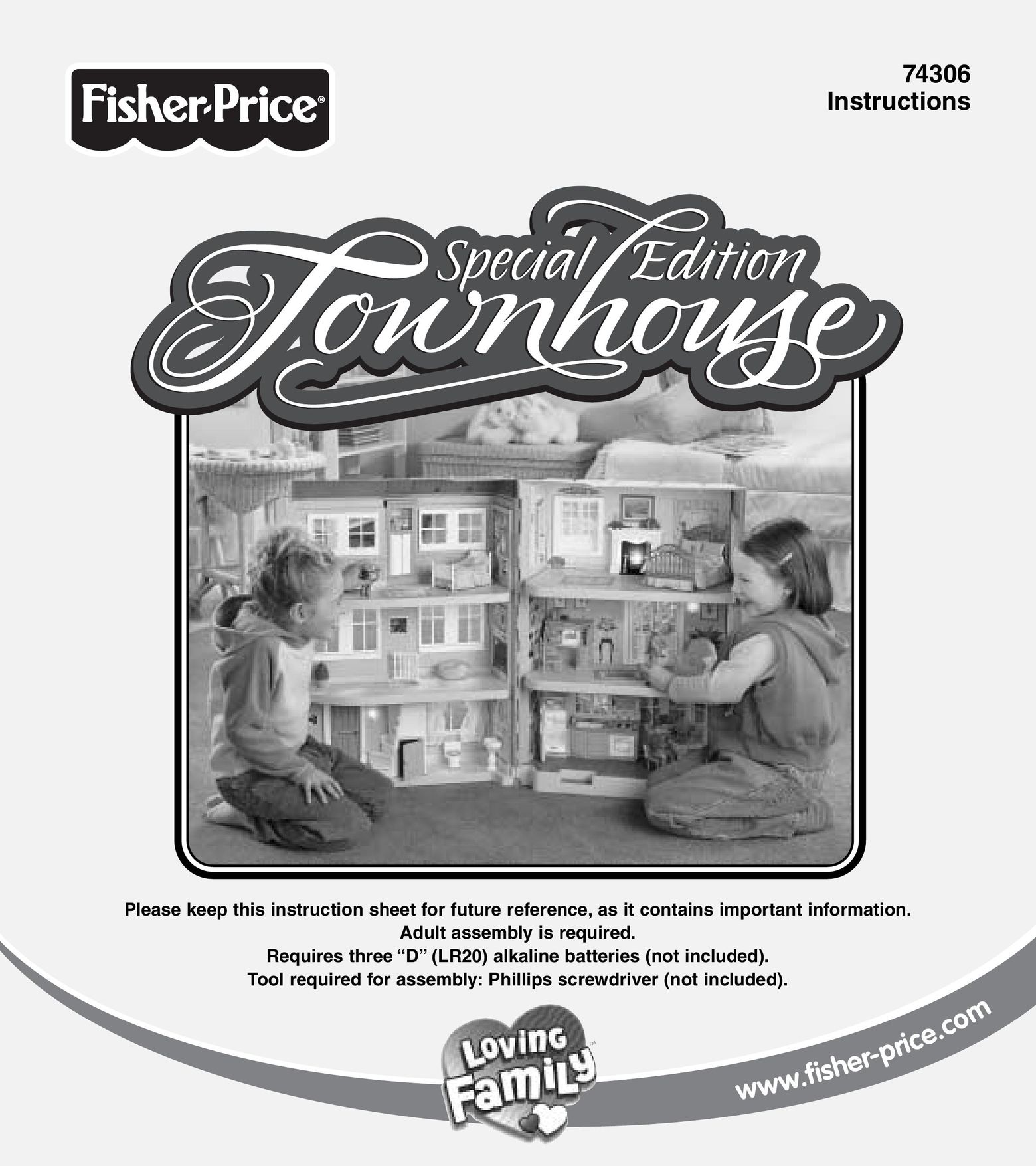 Fisher-Price 74306 Dollhouse User Manual