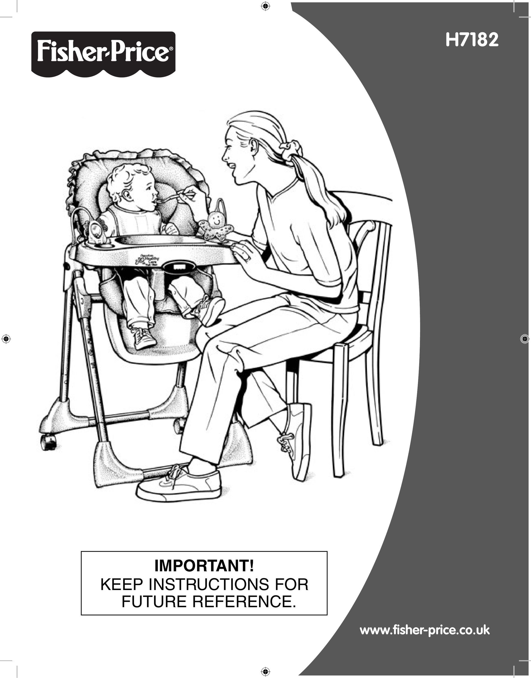 Fisher-Price H7182 High Chair User Manual