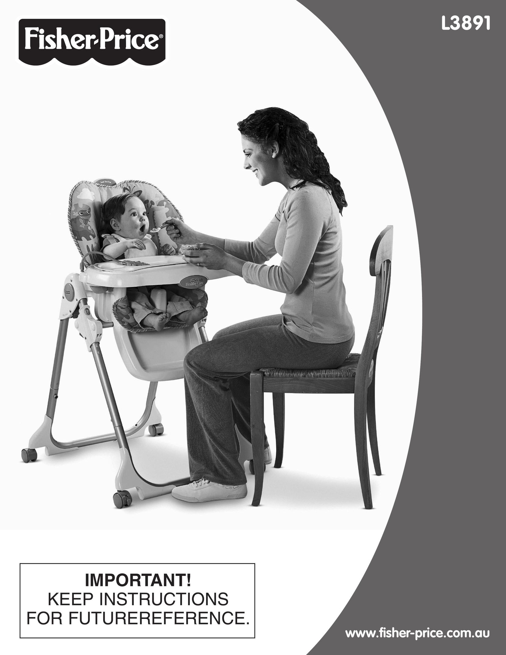 Fisher-Price L3891 High Chair User Manual