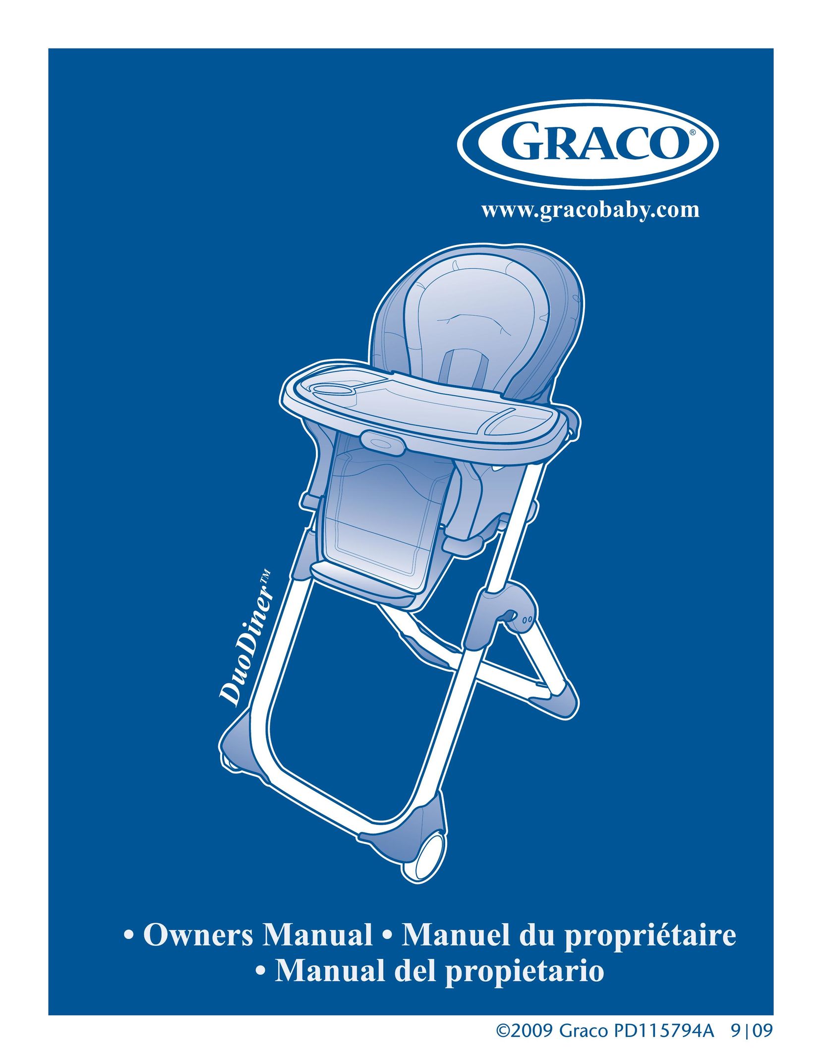Graco 1761279 High Chair User Manual