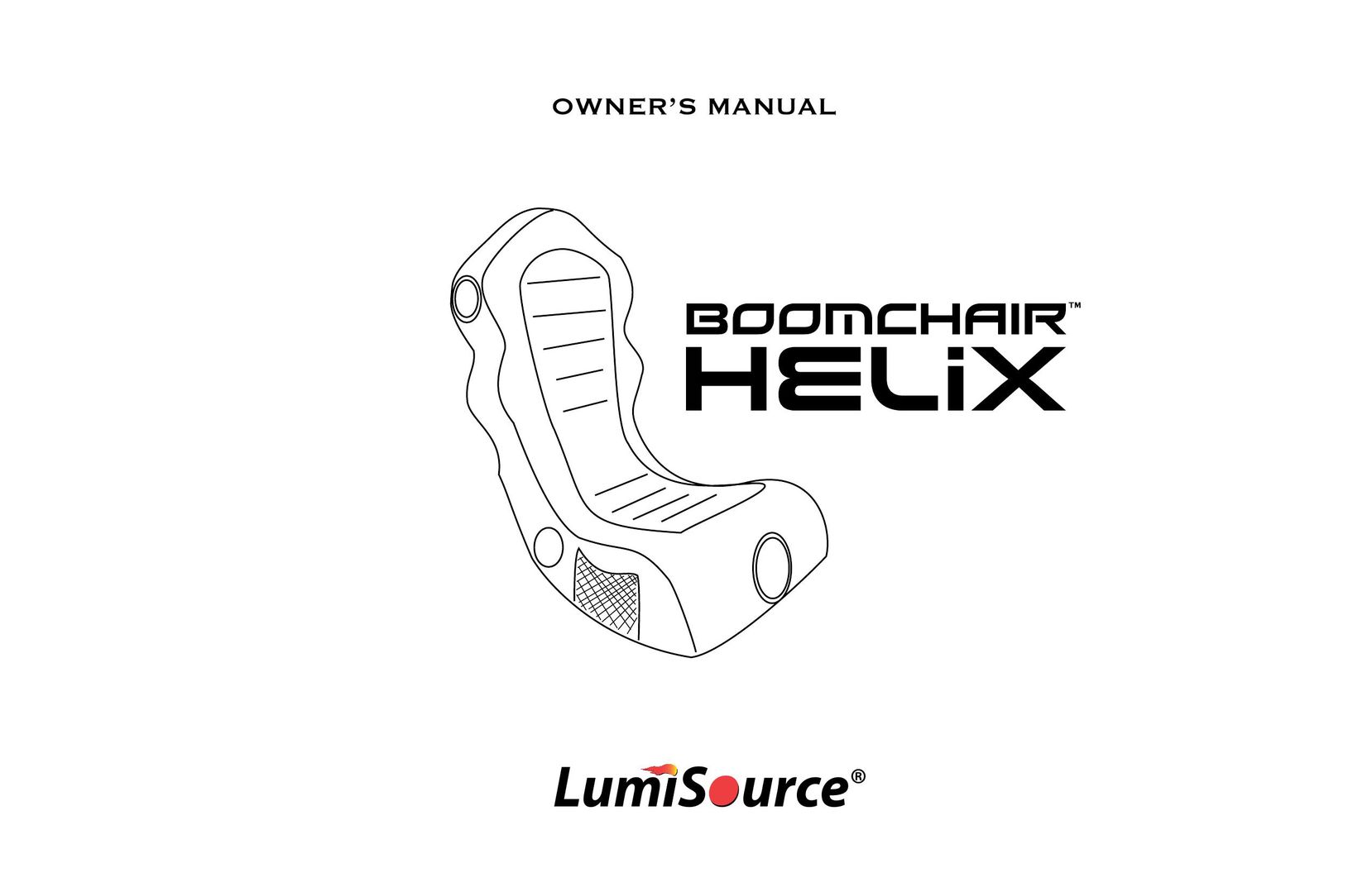 LumiSource Boom Chair High Chair User Manual